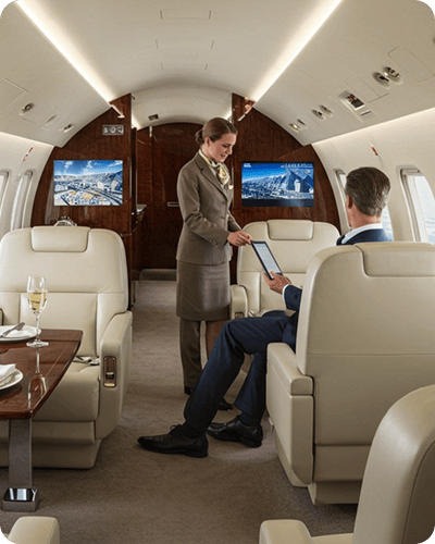 Business Private Jet Charter Comfort