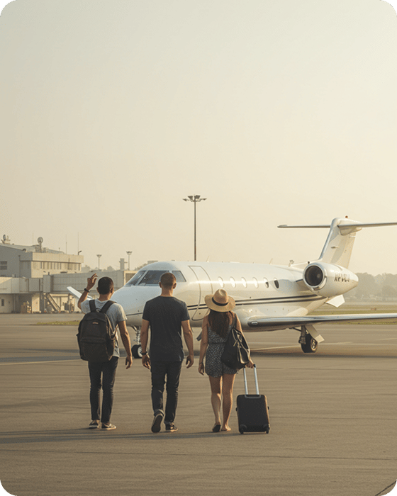 Friends Travel Private Jet