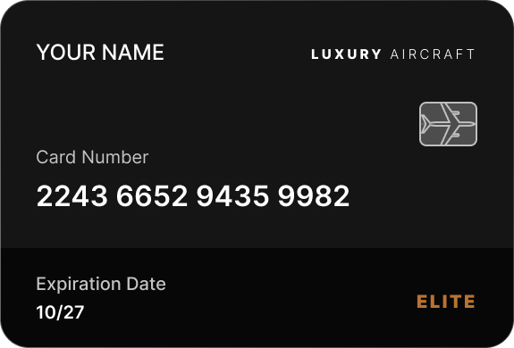 Luxury Aircraft Jet Card Industry Leading